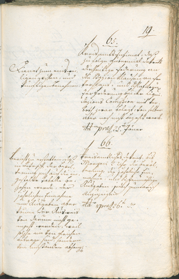 Civic Archives of Bozen-Bolzano - BOhisto Ratsprotokoll 1804 