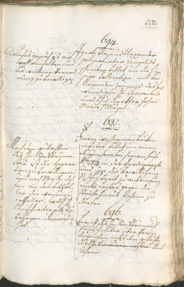 Civic Archives of Bozen-Bolzano - BOhisto Ratsprotokoll 1804 