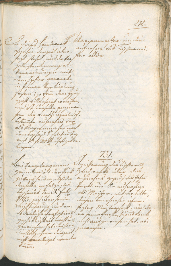 Civic Archives of Bozen-Bolzano - BOhisto Ratsprotokoll 1804 