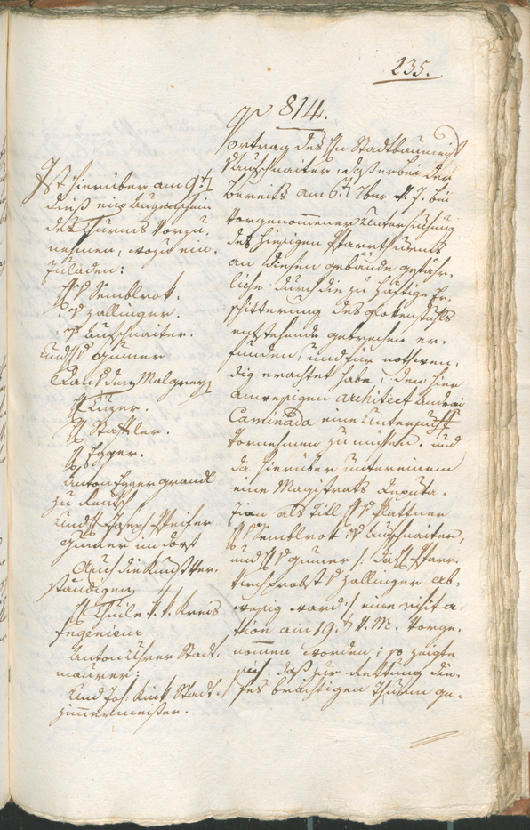 Civic Archives of Bozen-Bolzano - BOhisto Ratsprotokoll 1804 