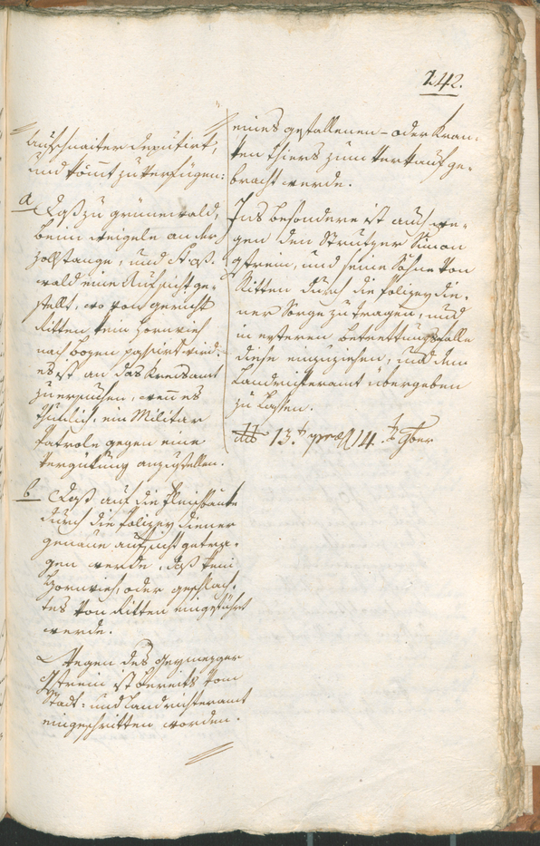 Civic Archives of Bozen-Bolzano - BOhisto Ratsprotokoll 1804 