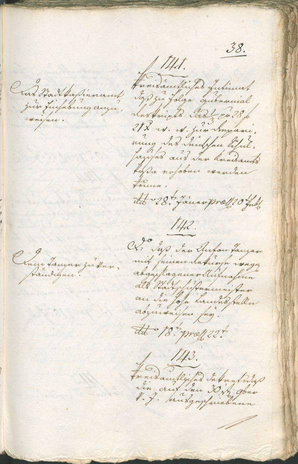 Civic Archives of Bozen-Bolzano - BOhisto Ratsprotokoll 1804 