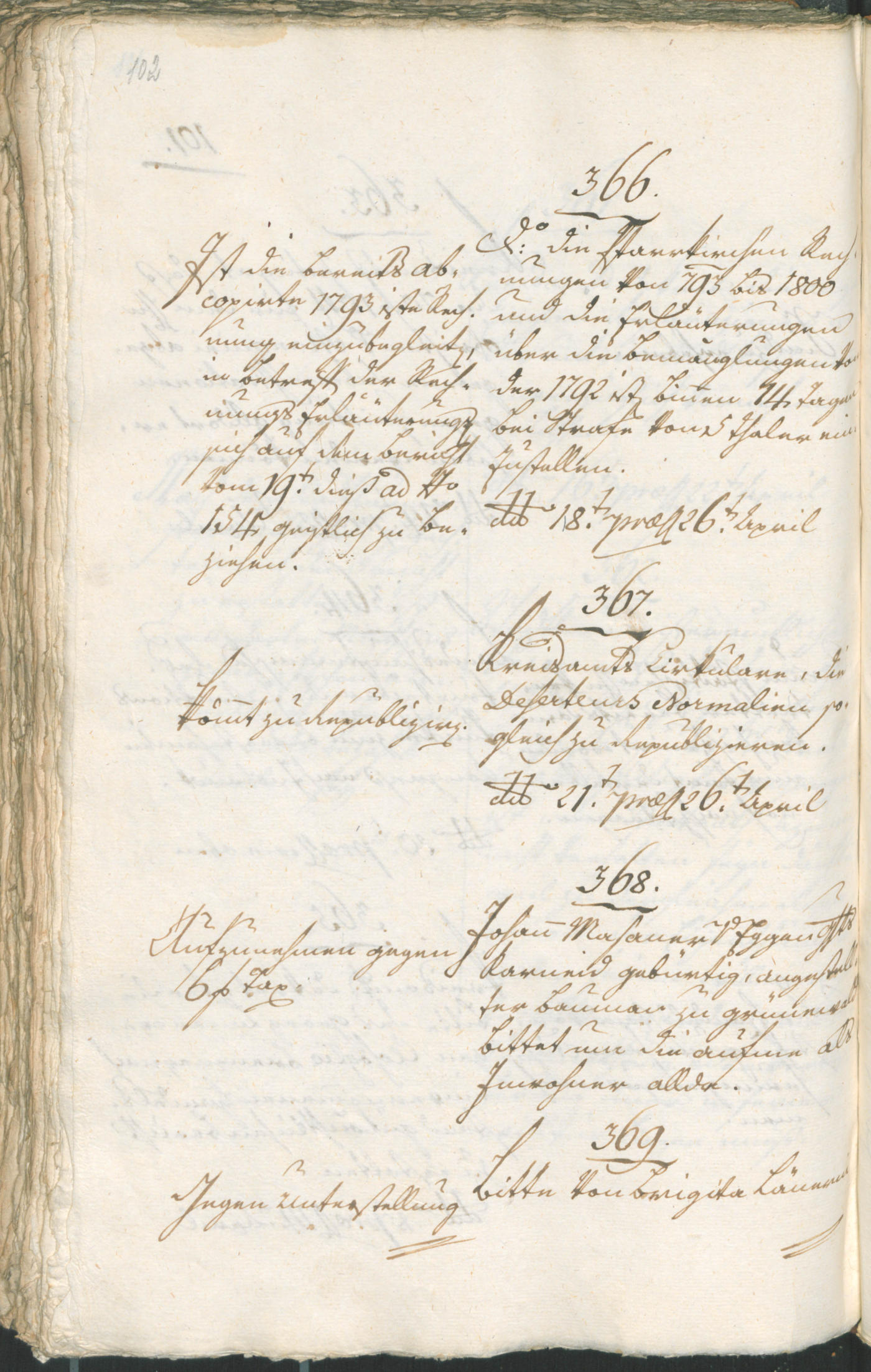 Stadtarchiv Bozen - BOhisto Ratsprotokoll 1804 