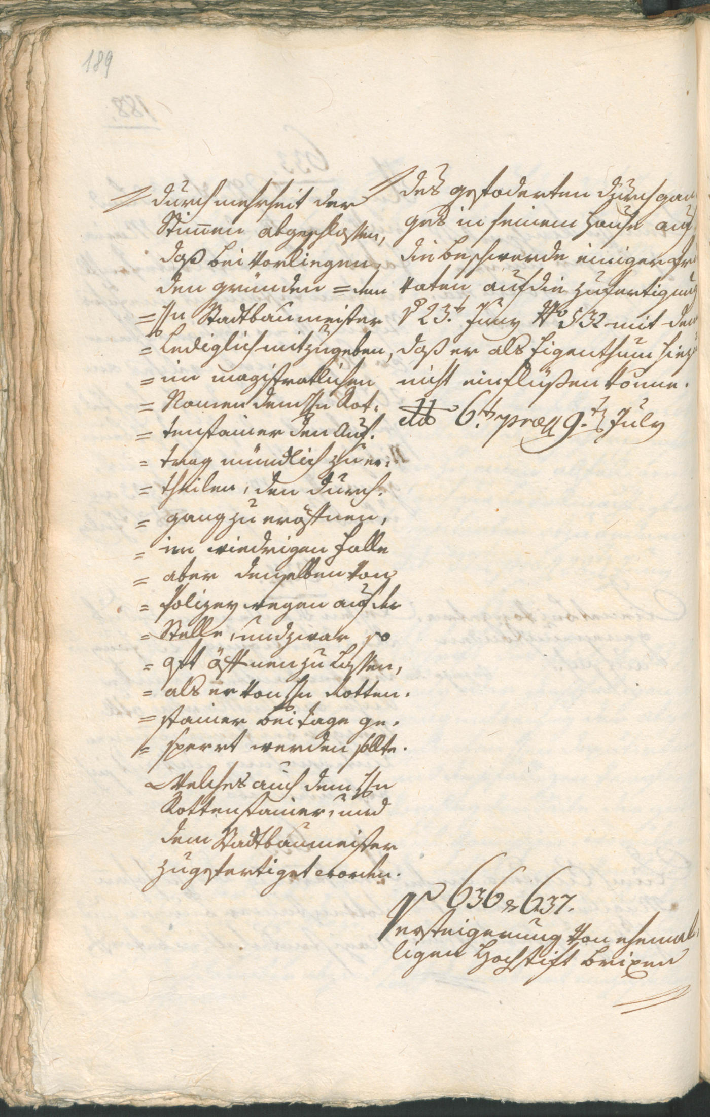 Civic Archives of Bozen-Bolzano - BOhisto Ratsprotokoll 1804 