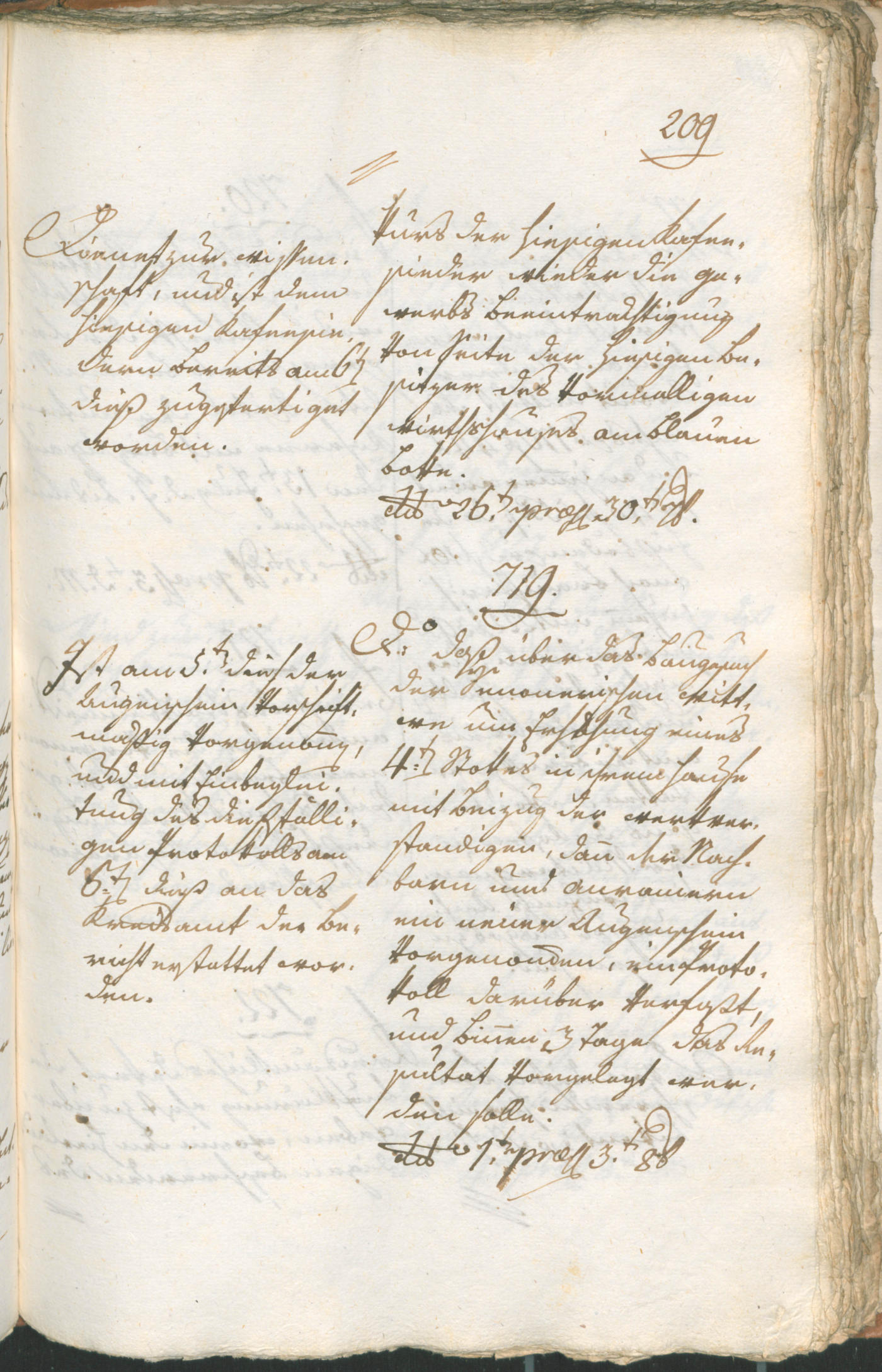 Stadtarchiv Bozen - BOhisto Ratsprotokoll 1804 