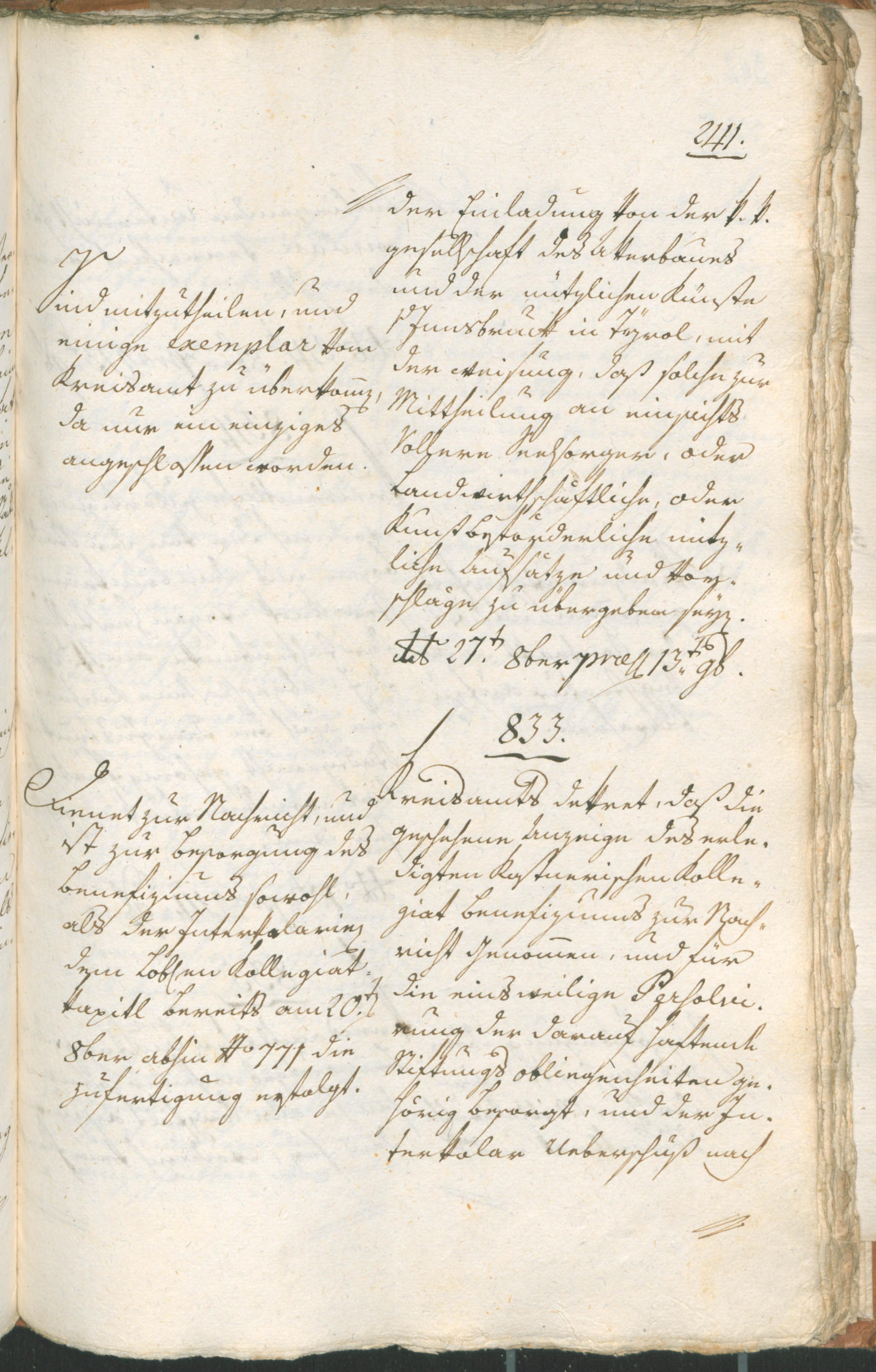 Stadtarchiv Bozen - BOhisto Ratsprotokoll 1804 