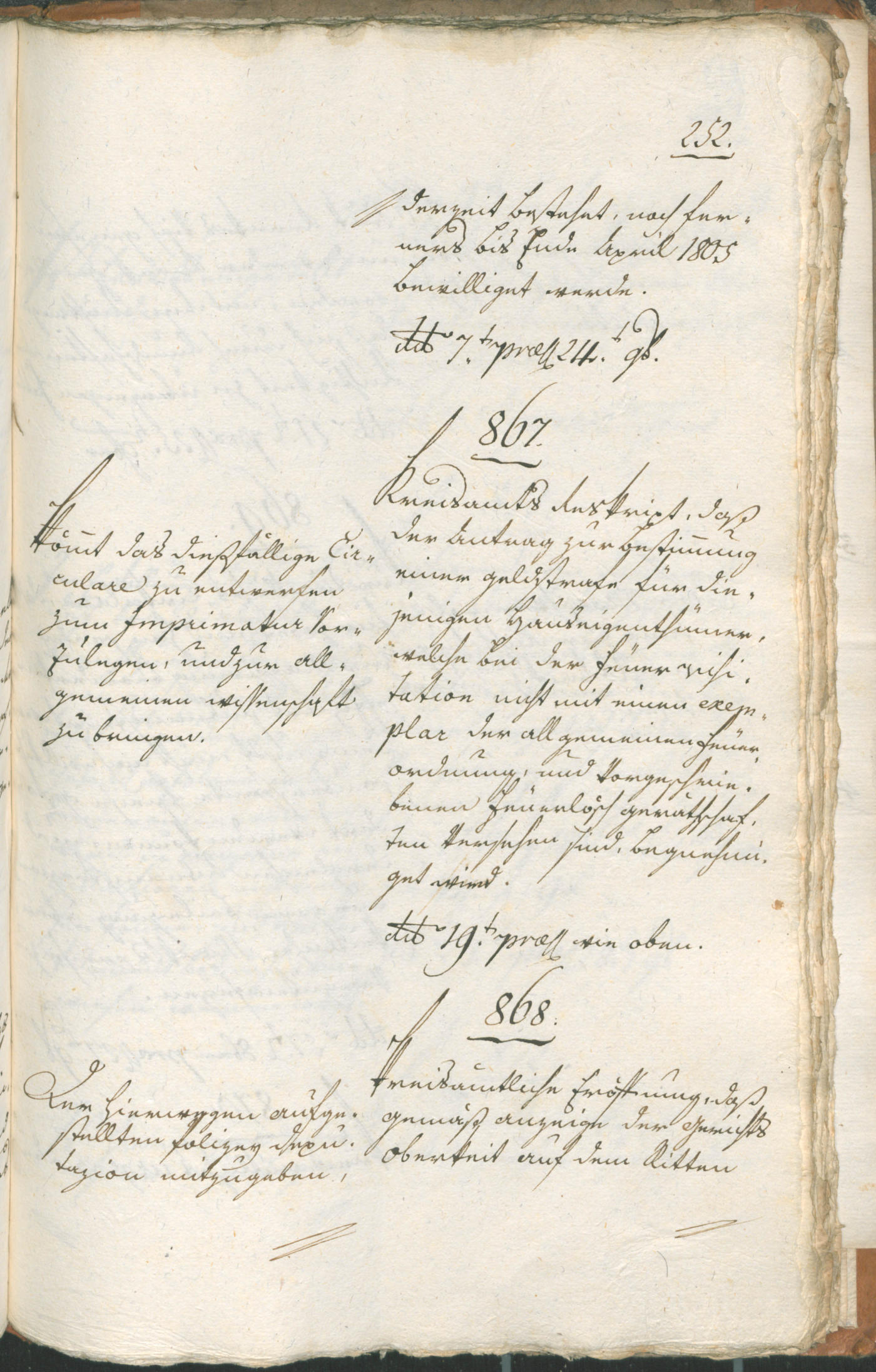 Civic Archives of Bozen-Bolzano - BOhisto Ratsprotokoll 1804 