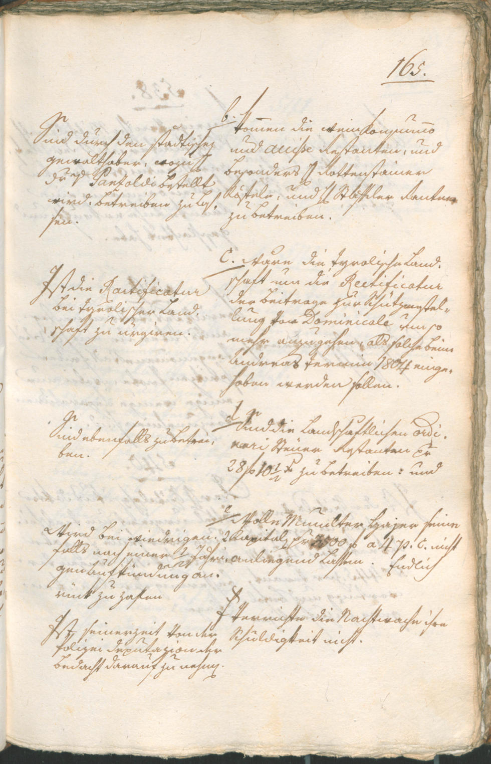 Stadtarchiv Bozen - BOhisto Ratsprotokoll 1804 