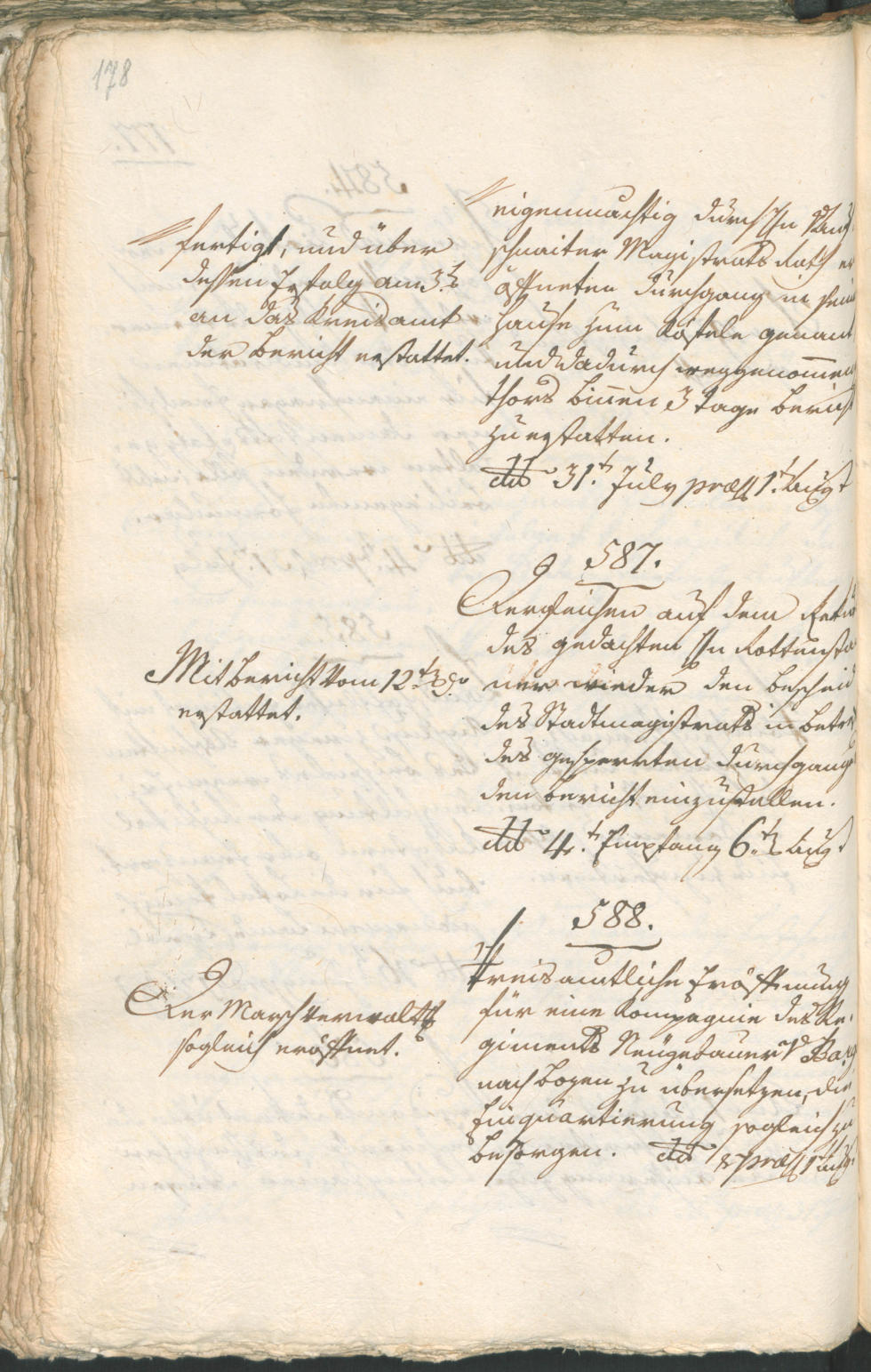 Civic Archives of Bozen-Bolzano - BOhisto Ratsprotokoll 1804 