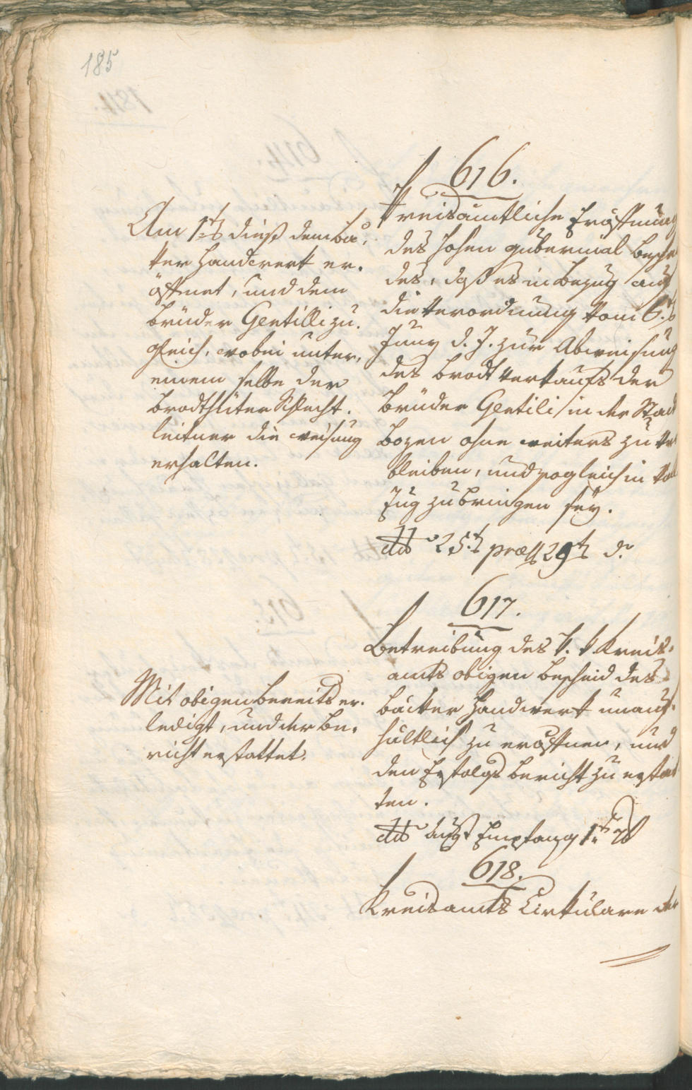 Civic Archives of Bozen-Bolzano - BOhisto Ratsprotokoll 1804 