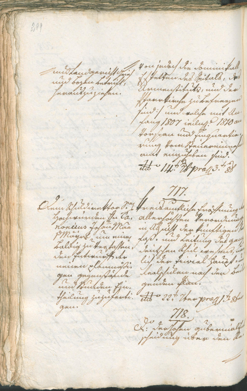 Civic Archives of Bozen-Bolzano - BOhisto Ratsprotokoll 1804 