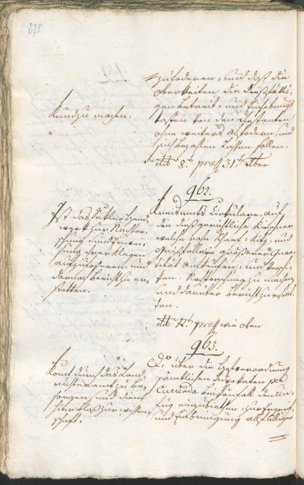 Stadtarchiv Bozen - BOhisto Ratsprotokoll 1804 