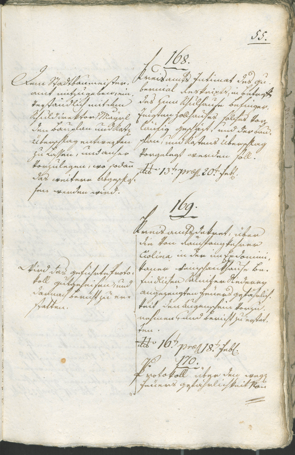 Civic Archives of Bozen-Bolzano - BOhisto Ratsprotokoll 1805 