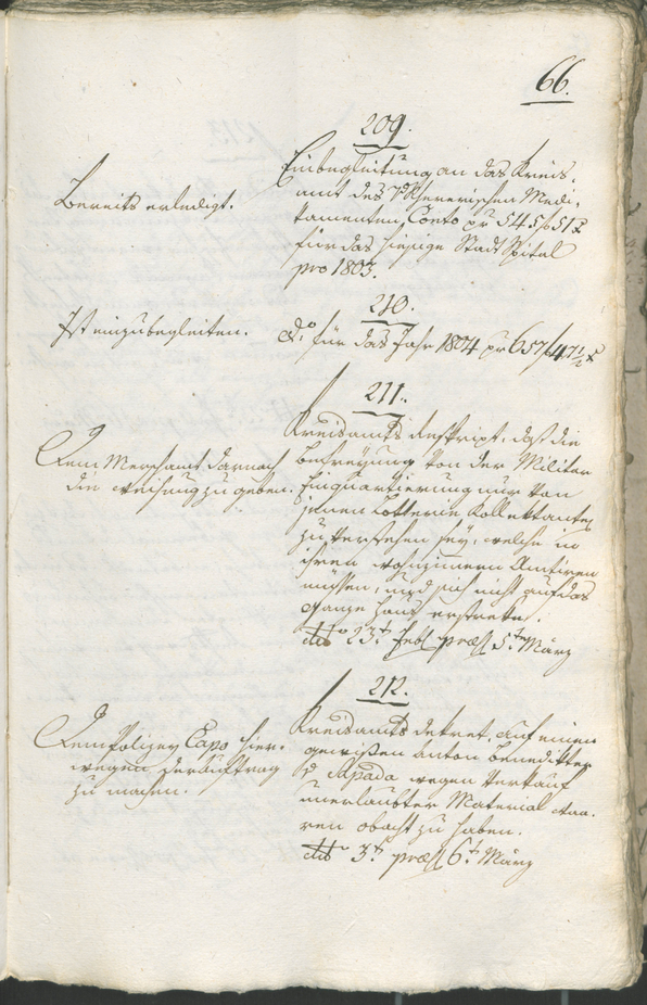 Civic Archives of Bozen-Bolzano - BOhisto Ratsprotokoll 1805 