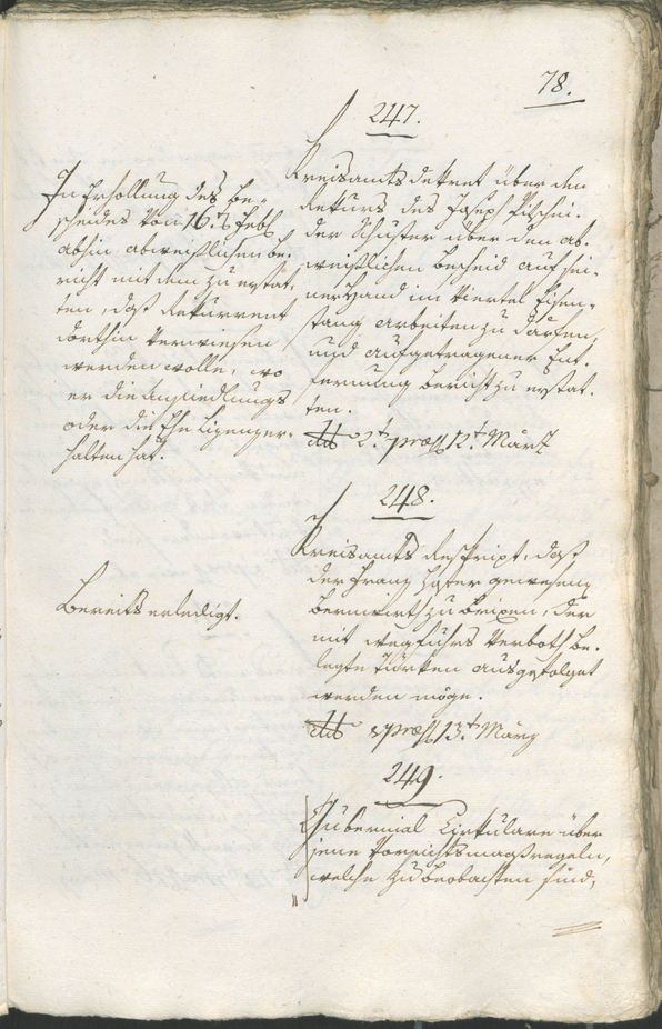 Civic Archives of Bozen-Bolzano - BOhisto Ratsprotokoll 1805 