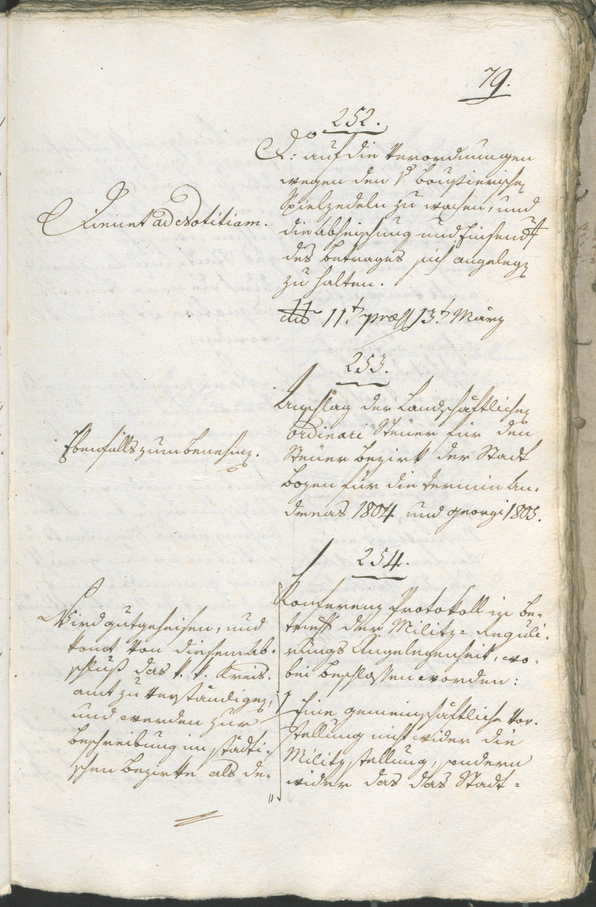 Civic Archives of Bozen-Bolzano - BOhisto Ratsprotokoll 1805 