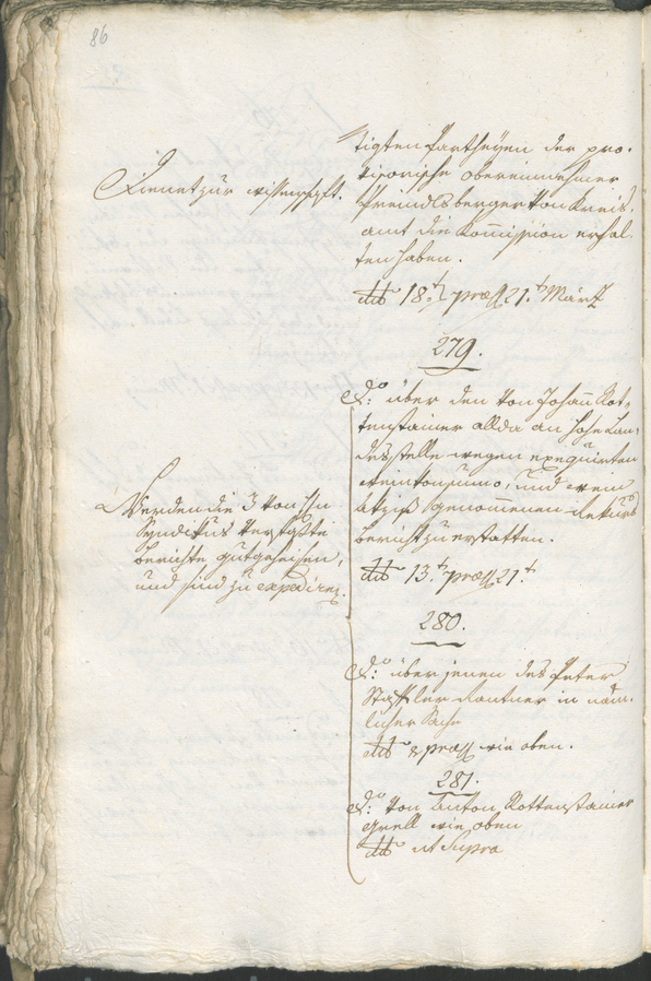 Civic Archives of Bozen-Bolzano - BOhisto Ratsprotokoll 1805 