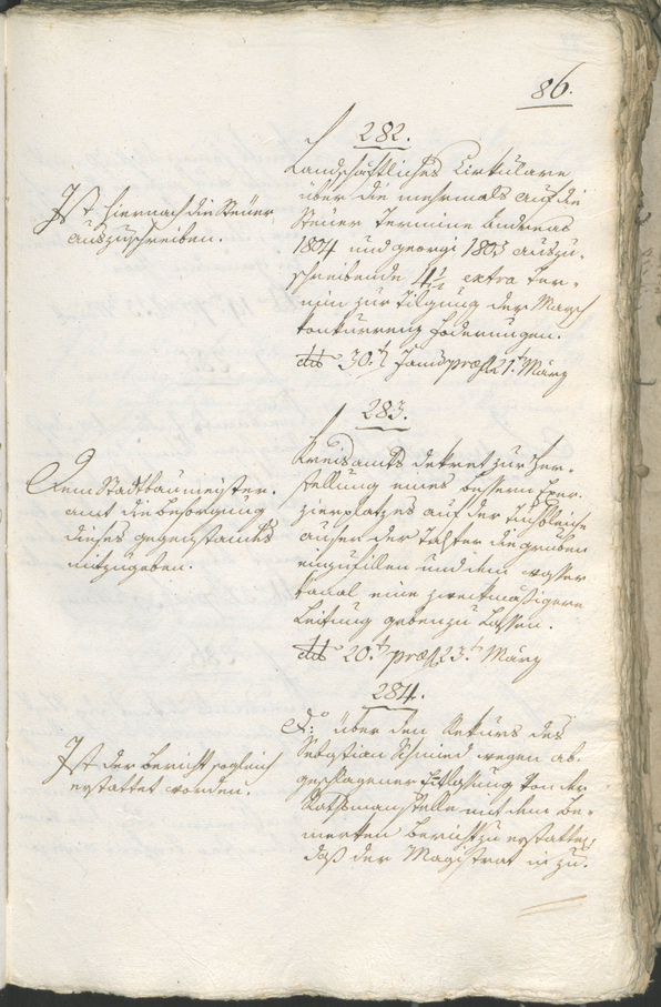 Civic Archives of Bozen-Bolzano - BOhisto Ratsprotokoll 1805 