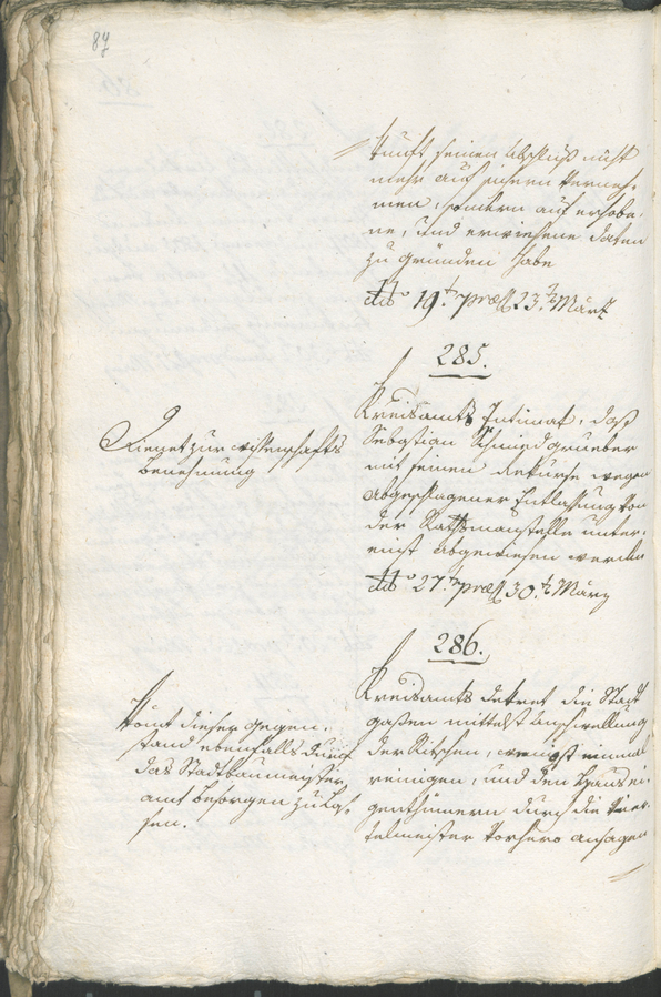 Civic Archives of Bozen-Bolzano - BOhisto Ratsprotokoll 1805 