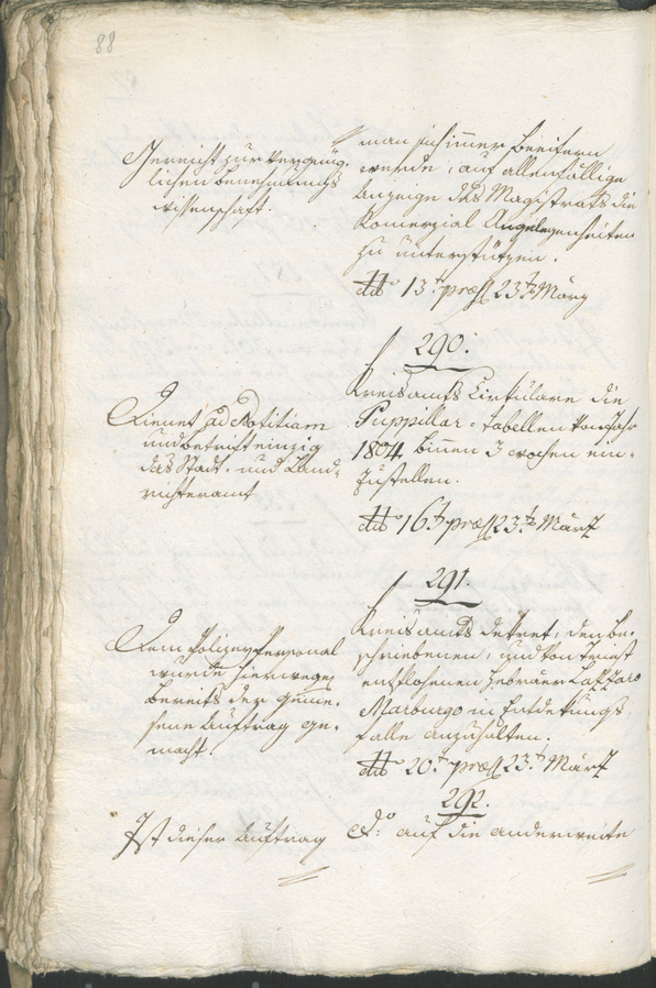 Civic Archives of Bozen-Bolzano - BOhisto Ratsprotokoll 1805 