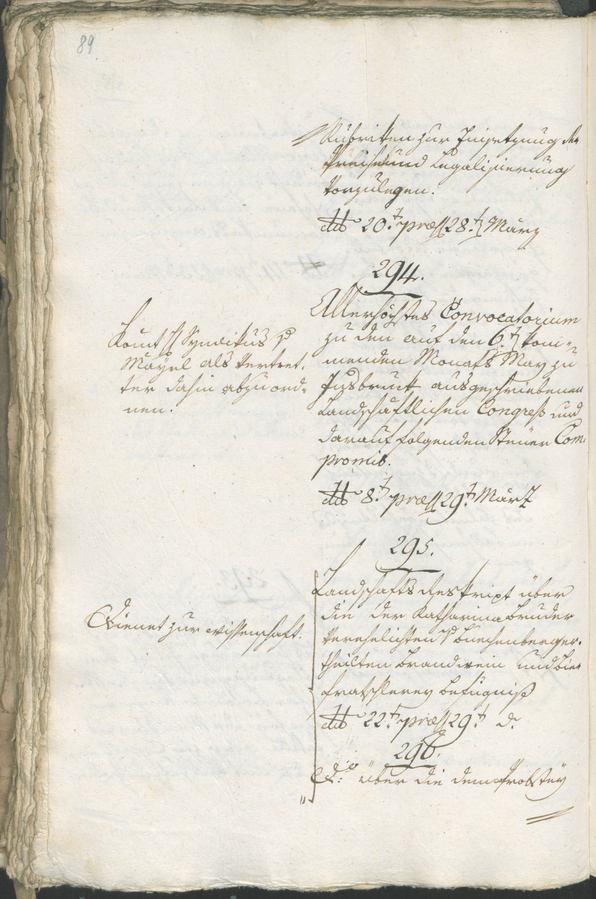 Civic Archives of Bozen-Bolzano - BOhisto Ratsprotokoll 1805 