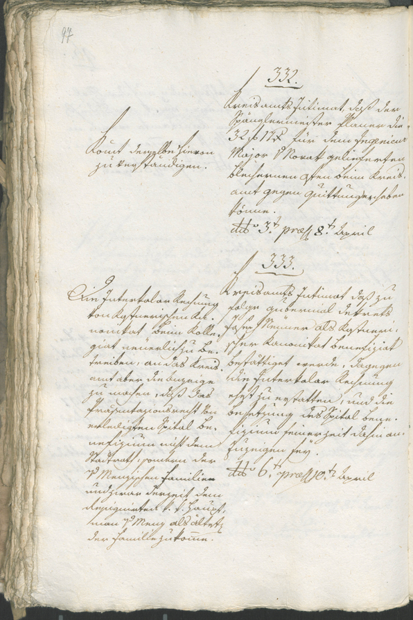 Civic Archives of Bozen-Bolzano - BOhisto Ratsprotokoll 1805 