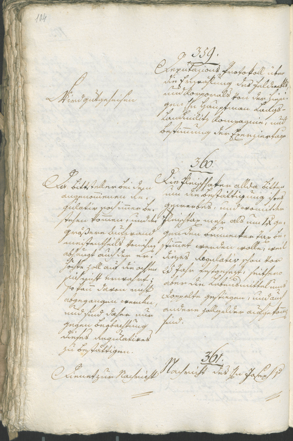 Civic Archives of Bozen-Bolzano - BOhisto Ratsprotokoll 1805 