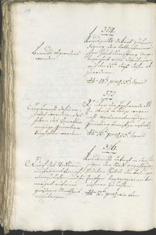 Civic Archives of Bozen-Bolzano - BOhisto Ratsprotokoll 1805 