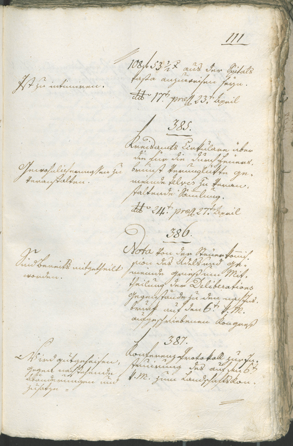 Stadtarchiv Bozen - BOhisto Ratsprotokoll 1805 