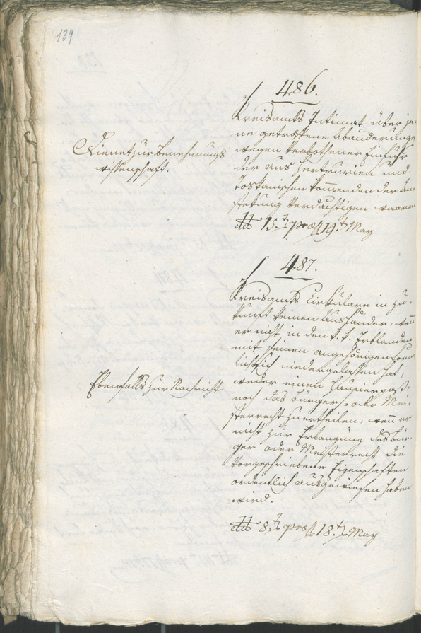 Civic Archives of Bozen-Bolzano - BOhisto Ratsprotokoll 1805 