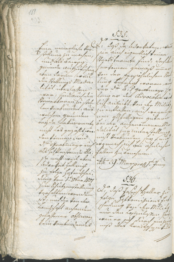 Civic Archives of Bozen-Bolzano - BOhisto Ratsprotokoll 1805 