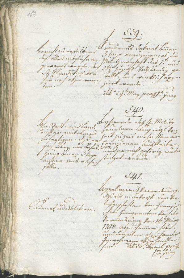 Civic Archives of Bozen-Bolzano - BOhisto Ratsprotokoll 1805 