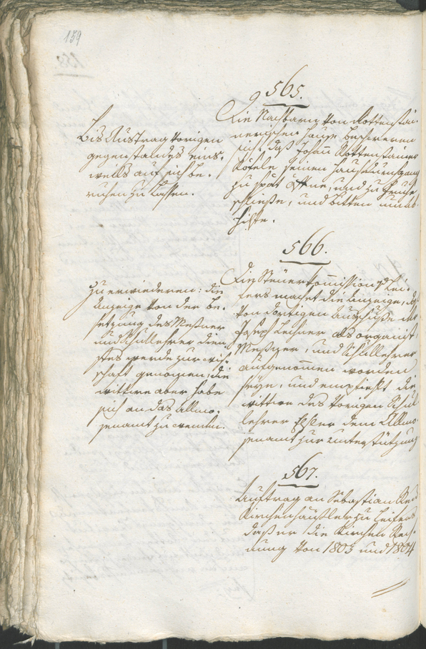 Civic Archives of Bozen-Bolzano - BOhisto Ratsprotokoll 1805 