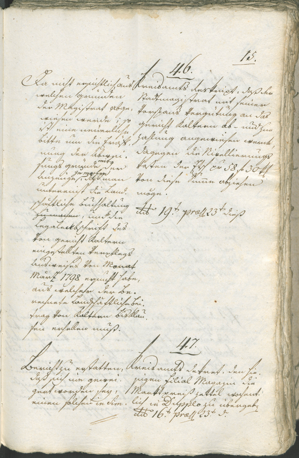 Civic Archives of Bozen-Bolzano - BOhisto Ratsprotokoll 1805 