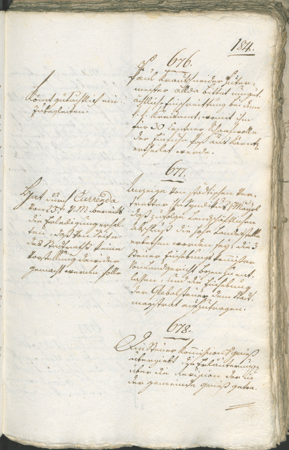 Stadtarchiv Bozen - BOhisto Ratsprotokoll 1805 