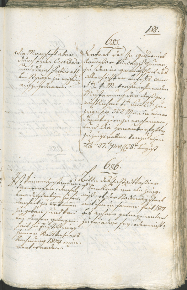 Civic Archives of Bozen-Bolzano - BOhisto Ratsprotokoll 1805 