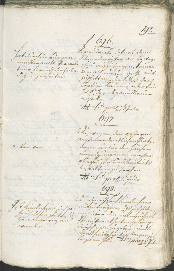 Civic Archives of Bozen-Bolzano - BOhisto Ratsprotokoll 1805 