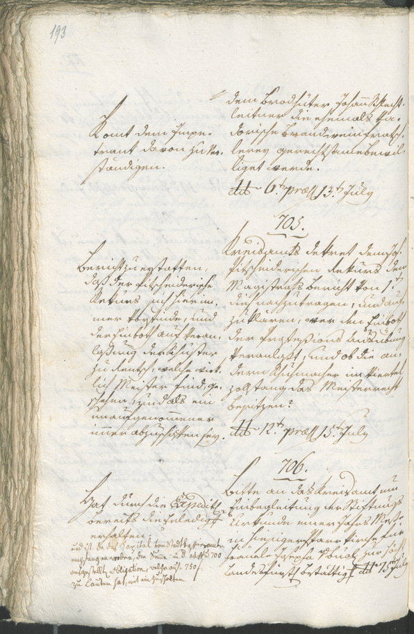 Civic Archives of Bozen-Bolzano - BOhisto Ratsprotokoll 1805 