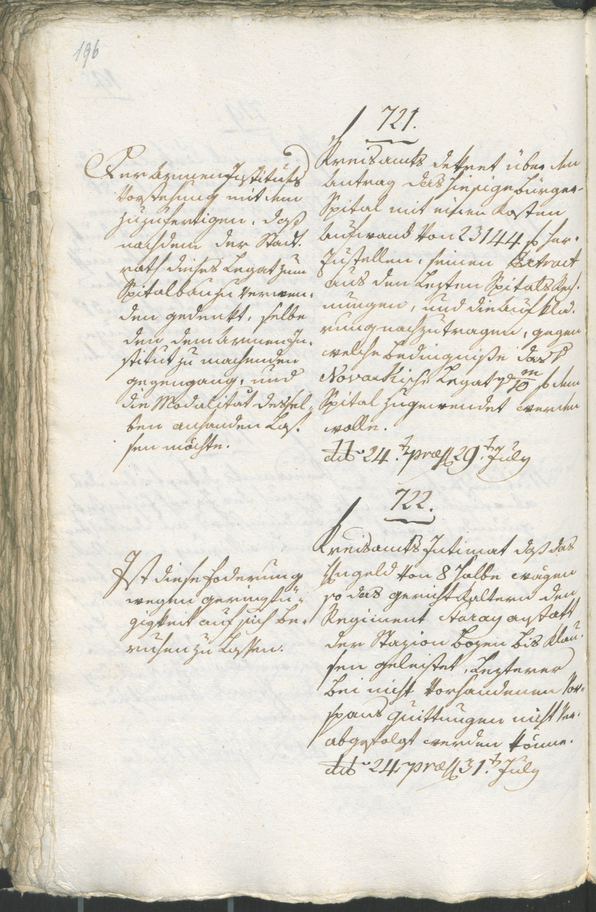 Civic Archives of Bozen-Bolzano - BOhisto Ratsprotokoll 1805 