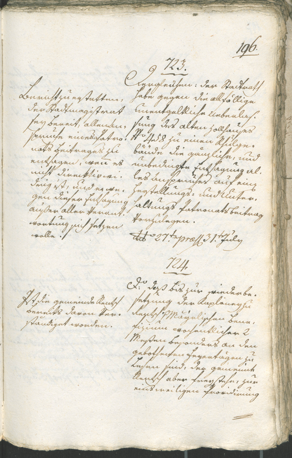 Civic Archives of Bozen-Bolzano - BOhisto Ratsprotokoll 1805 