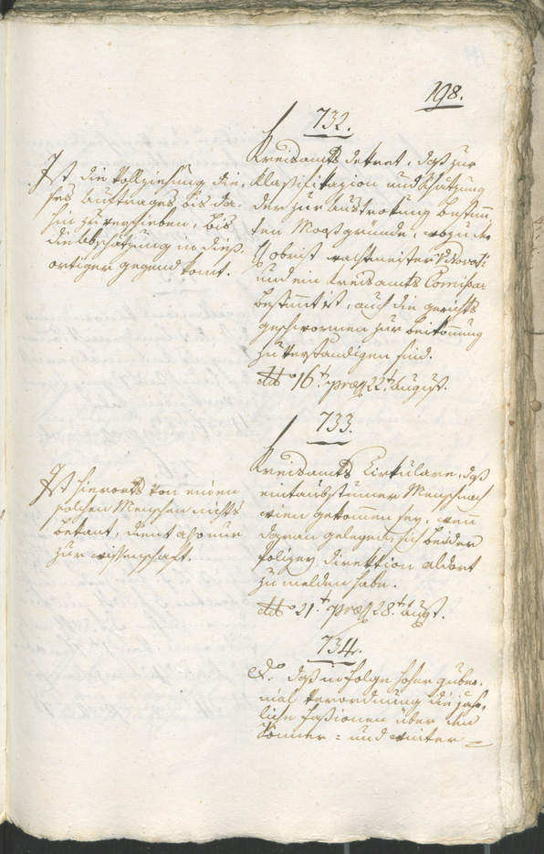 Civic Archives of Bozen-Bolzano - BOhisto Ratsprotokoll 1805 