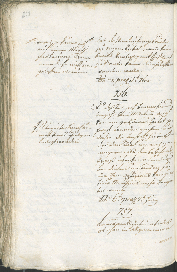 Civic Archives of Bozen-Bolzano - BOhisto Ratsprotokoll 1805 