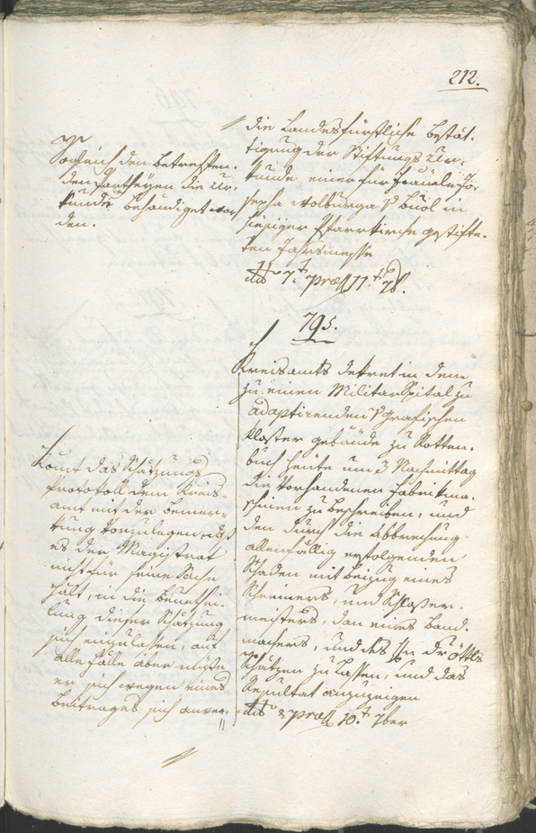 Civic Archives of Bozen-Bolzano - BOhisto Ratsprotokoll 1805 