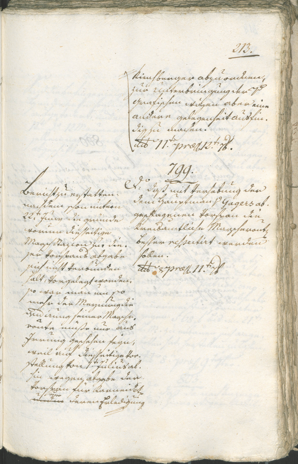 Civic Archives of Bozen-Bolzano - BOhisto Ratsprotokoll 1805 