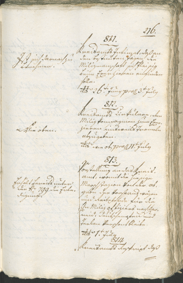 Civic Archives of Bozen-Bolzano - BOhisto Ratsprotokoll 1805 