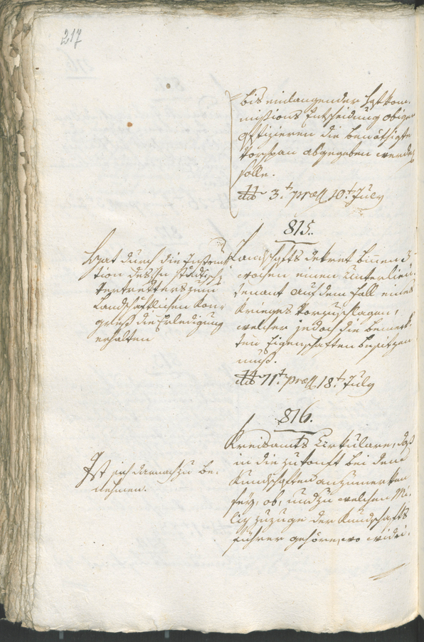 Civic Archives of Bozen-Bolzano - BOhisto Ratsprotokoll 1805 