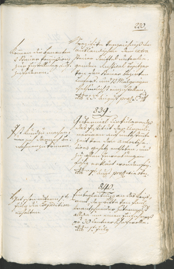 Civic Archives of Bozen-Bolzano - BOhisto Ratsprotokoll 1805 