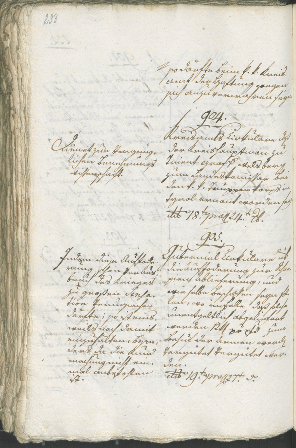 Civic Archives of Bozen-Bolzano - BOhisto Ratsprotokoll 1805 