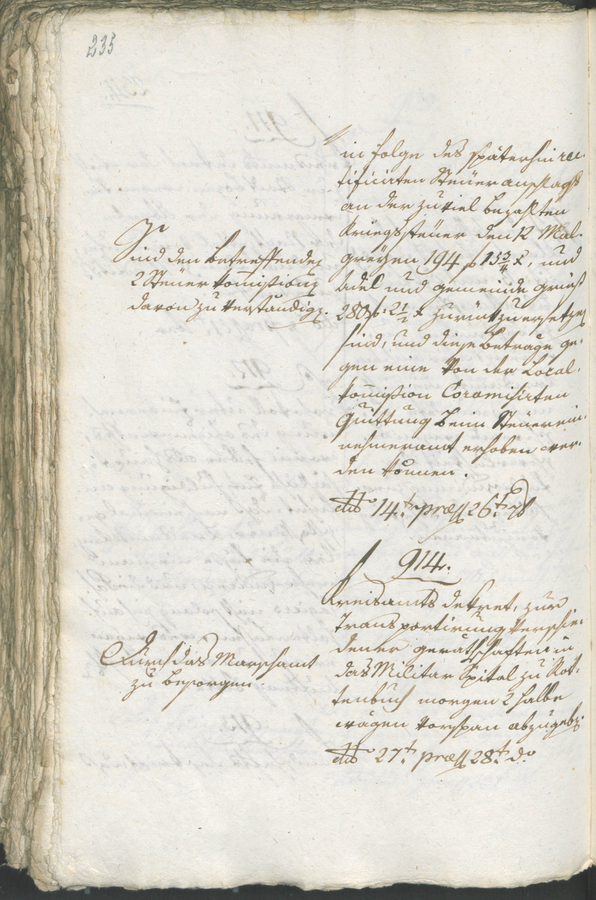 Civic Archives of Bozen-Bolzano - BOhisto Ratsprotokoll 1805 