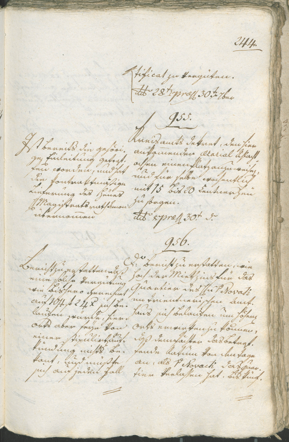 Civic Archives of Bozen-Bolzano - BOhisto Ratsprotokoll 1805 